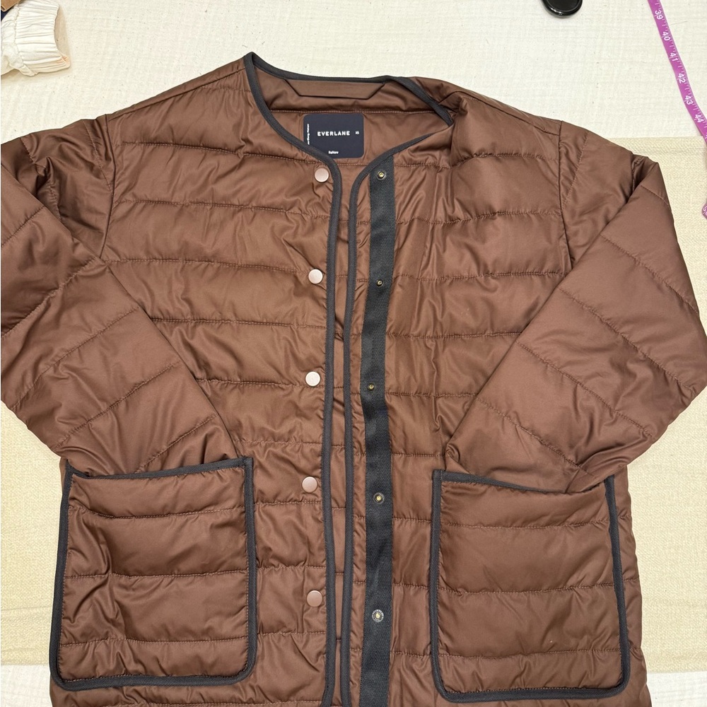 Everlane Renew Puffer Jacket - Espresso